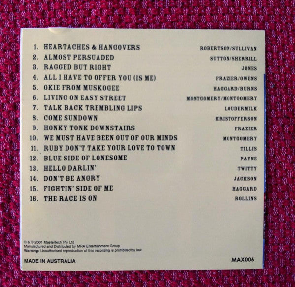 George Jones (2) : The Country Collection (CD, Comp)