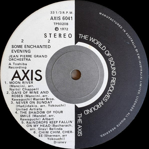 Jean Pierre And His Grand Orchestra : Some Enchanted Evening (LP)