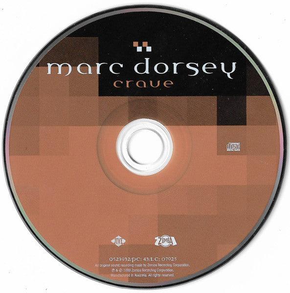 Marc Dorsey : Crave (CD, Album)