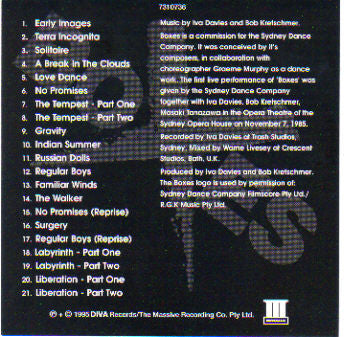 Iva Davies & Icehouse : The Berlin Tapes (CD, Album + CD, Album, RE + Box + Ltd)