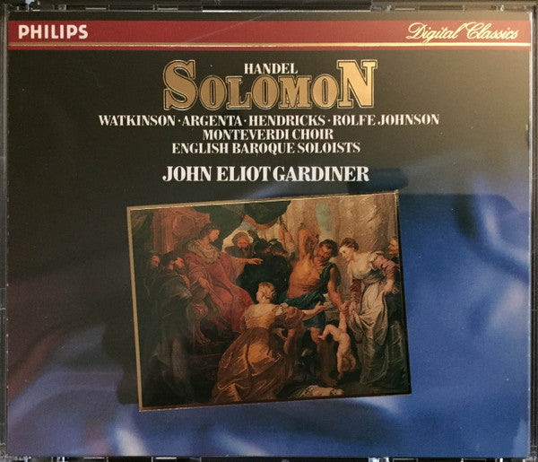 Handel* - Watkinson* •  Argenta* •  Hendricks* •  Rolfe Johnson* •  Monteverdi Choir* •  English Baroque Soloists* •  John Eliot Gardiner : Solomon (2xCD, RE + Box, Sli)