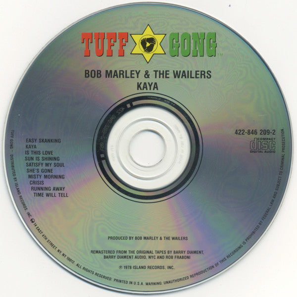 Bob Marley & The Wailers : Kaya (CD, Album, RE, RM)