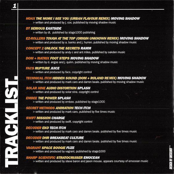 Dieselboy : Sixeleven DJ Mixseries Volume One (CD, Mixed, RE)
