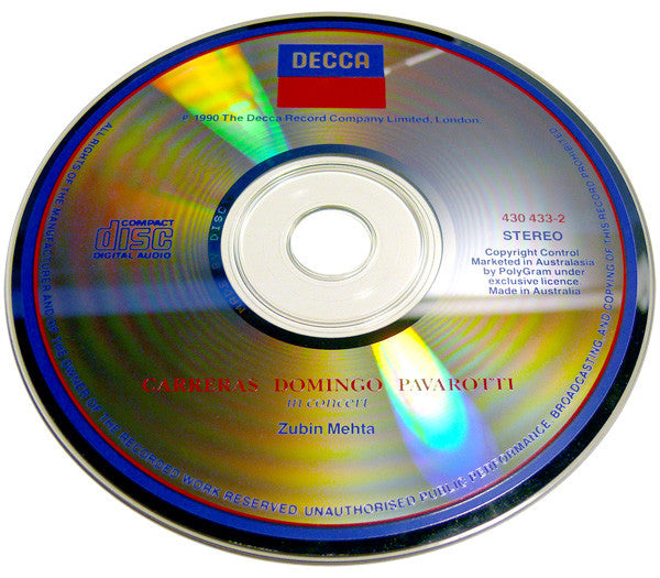 Carreras*, Domingo*, Pavarotti*, Mehta* : In Concert (CD, Album)