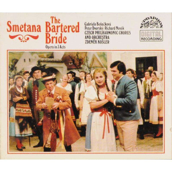 Smetana* - Gabriela Beňačková, Peter Dvorský, Richard Novák, Czech Philharmonic Chorus And Orchestra*, Zdeněk Košler : The Bartered Bride - Opera In 3 Acts (3xCD, Album, RE + Box, Sli)
