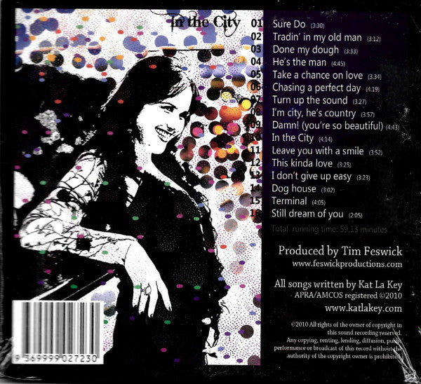 Kat La Key : In The City (CD, Album)