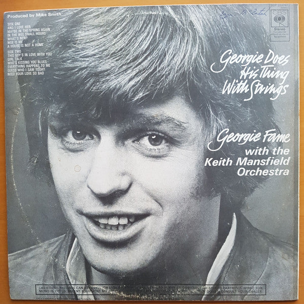 Georgie Fame : Georgie Does His Thing With Strings (LP, Album)