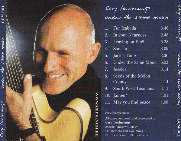 Cary Lewincamp : Under The Same Moon - Solo Guitar Images One (CD, Album, RE)