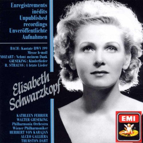 Elisabeth Schwarzkopf : Enregistrements Inédits (CD, Mono, RM)