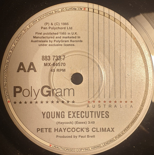 Pete Haycock's Climax : Guilty (7")