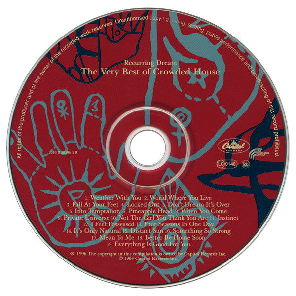 Crowded House : Recurring Dream: The Very Best Of Crowded House (CD, Comp)
