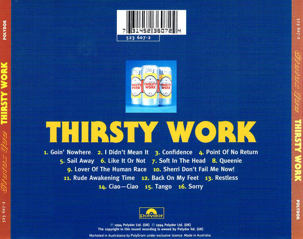 Status Quo : Thirsty Work (CD, Album)
