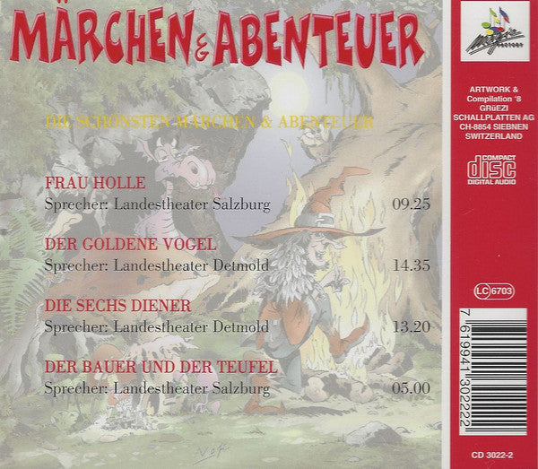 Salzburger Landestheater, Schauspiel-Ensemble Landestheater Detmold : Die Schönsten Märchen & Abenteuer CD 2 (CD)