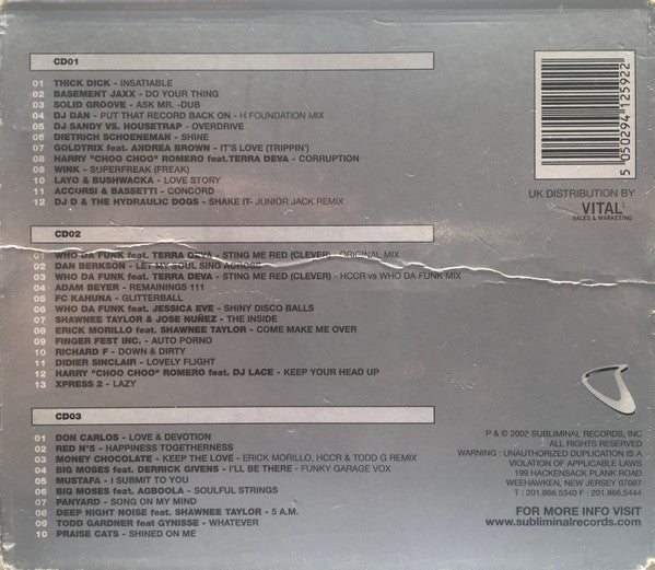 Erick Morillo : Subliminal Sessions Three (3xCD, Comp, Mixed)