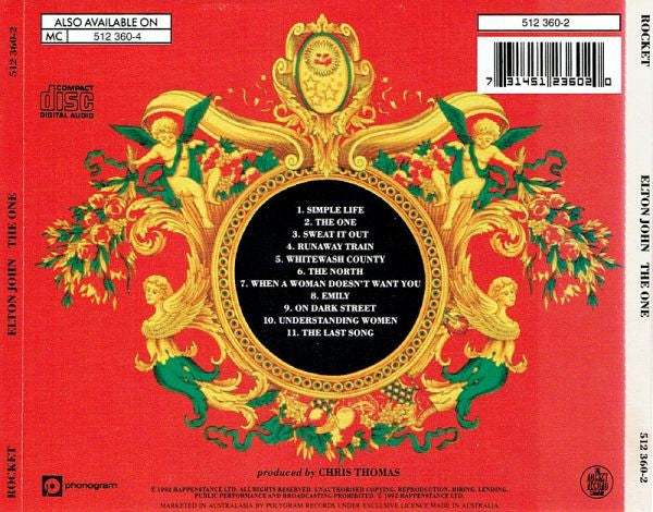 Elton John : The One (CD, Album)