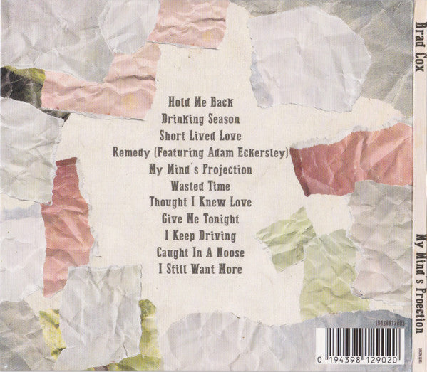 Brad Cox (7) : My Mind's Projection (CD, Album)