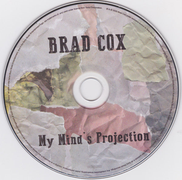 Brad Cox (7) : My Mind's Projection (CD, Album)