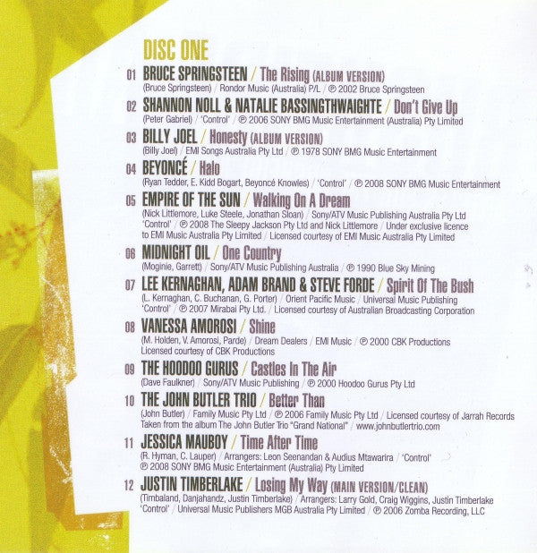 Various : Bushfire Aid (Artists For The Bushfire Appeal) (2xCD, Comp)