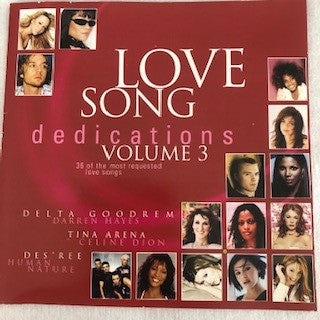 Various : Love Song Dedications: Volume 3 (2xCD, Comp)