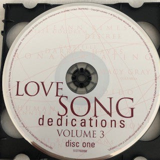 Various : Love Song Dedications: Volume 3 (2xCD, Comp)