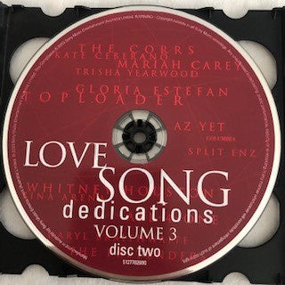 Various : Love Song Dedications: Volume 3 (2xCD, Comp)