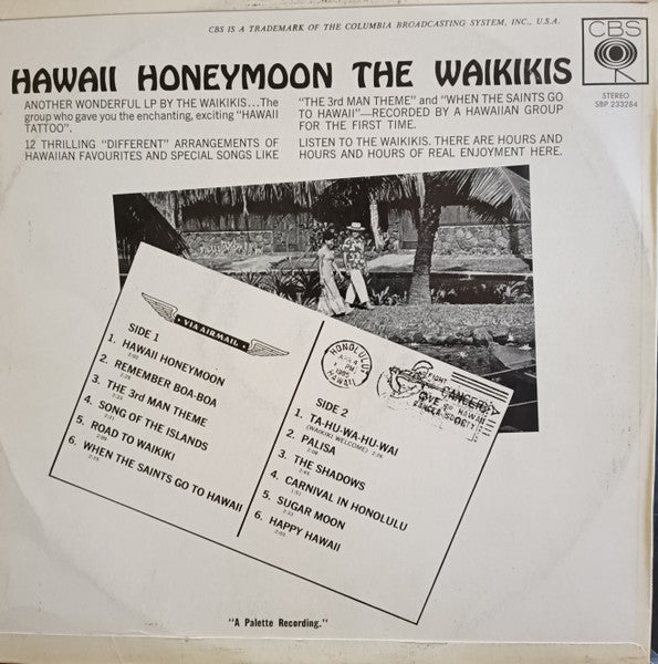 The Waikiki's : Hawaii Honeymoon (LP)
