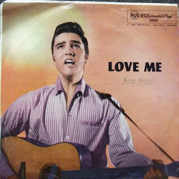 Elvis Presley : Love Me (7", EP)