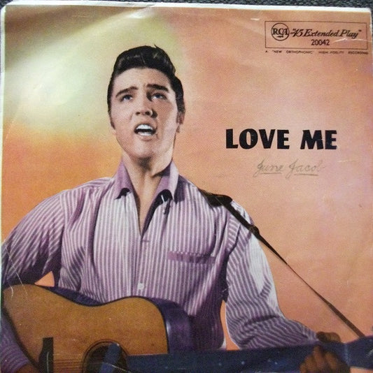 Elvis Presley : Love Me (7", EP)