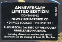 Wings (2) : Band On The Run (CD, Album, RE, RM + CD + Box, Ltd, 25t)