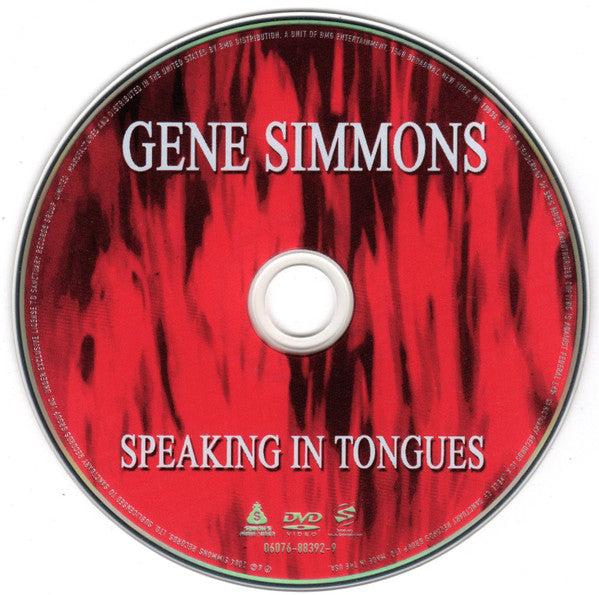 Gene Simmons : Speaking In Tongues (DVD-V, NTSC)