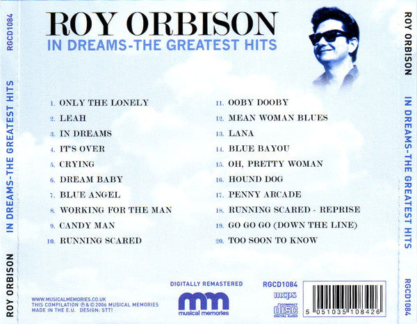 Roy Orbison : In Dreams-The Greatest Hits (CD, Comp)
