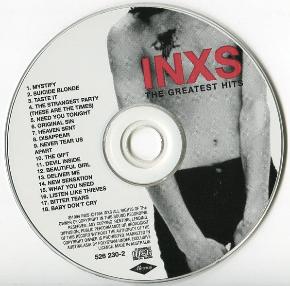 INXS : The Greatest Hits (CD, Comp, RE, SMA)
