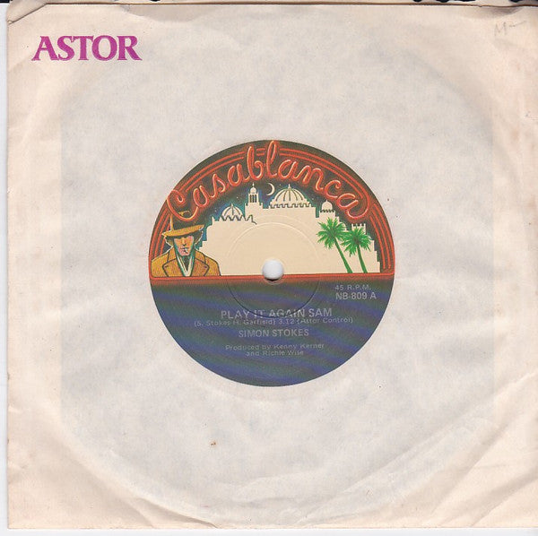 Simon Stokes (2) : Play It Again Sam (7", Single)