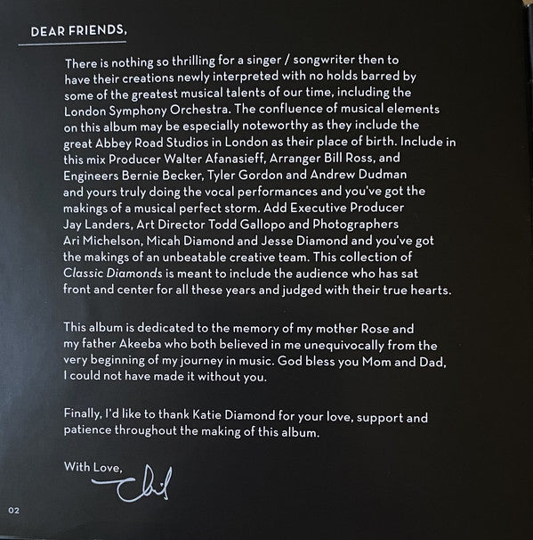 Neil Diamond With The London Symphony Orchestra : Classic Diamonds (CD, Album)