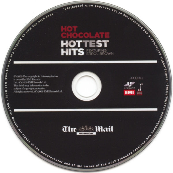 Hot Chocolate Featuring Errol Brown : Hottest Hits (CD, Comp, Promo)