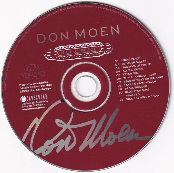 Don Moen : Hiding Place (CD, Album)
