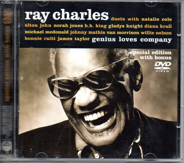 Ray Charles : Genius Loves Company (CD, Album, Copy Prot., Ltd, Spe + DVD, NTSC, Dol)