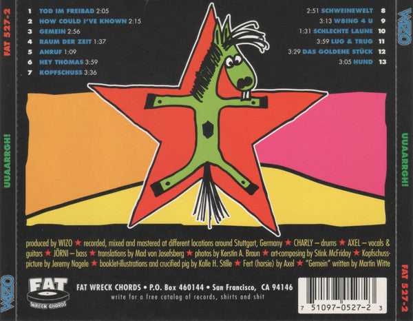 Wizo : Uuaarrgh! (CD, Album, RE)
