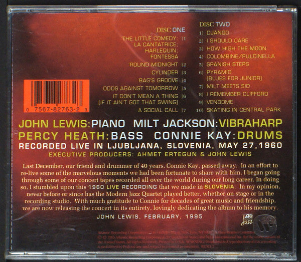 The Modern Jazz Quartet : Dedicated To Connie (2xCD, Album)