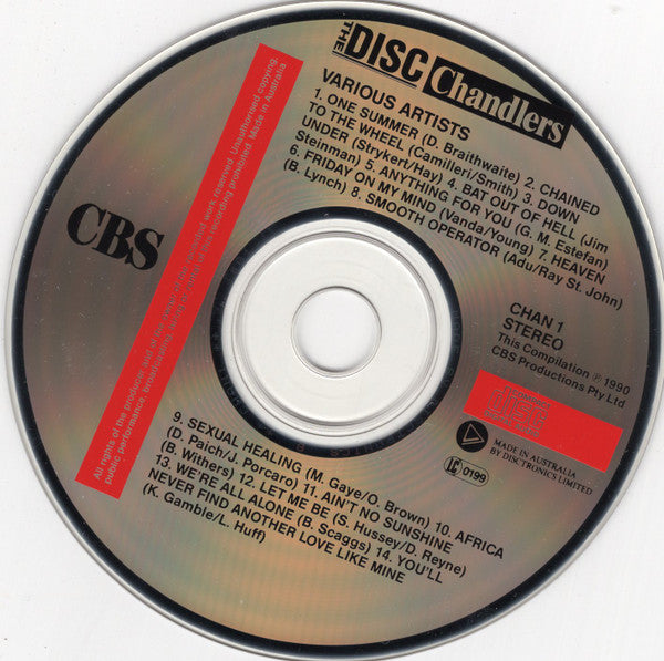 Various : Chandlers - The Disc (CD, Comp, Promo)