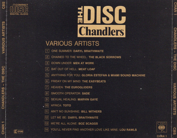 Various : Chandlers - The Disc (CD, Comp, Promo)