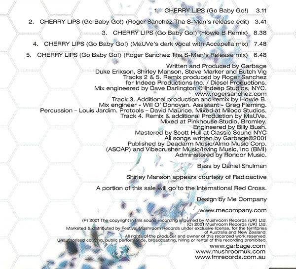 Garbage : Cherry Lips 02 (CD, Single, CD2)