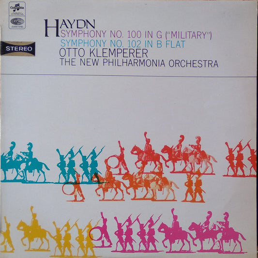 Haydn* - Otto Klemperer, The New Philharmonia Orchestra* : Symphony No. 100 In G ("Military") / Symphony No. 102 In B Flat (LP, Album)