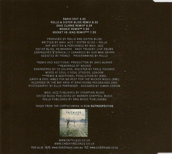 Faithless : We Come 1 (CD, Single)