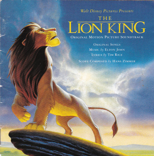 Elton John, Tim Rice, Hans Zimmer : The Lion King (Original Motion Picture Soundtrack) (CD, Album, RE)