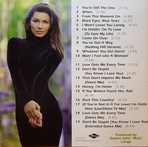 Shania Twain : Come On Over (CD, Album, RP, S/Edition, PMI)