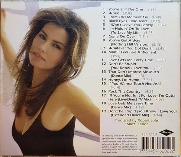 Shania Twain : Come On Over (CD, Album, RP, S/Edition, PMI)