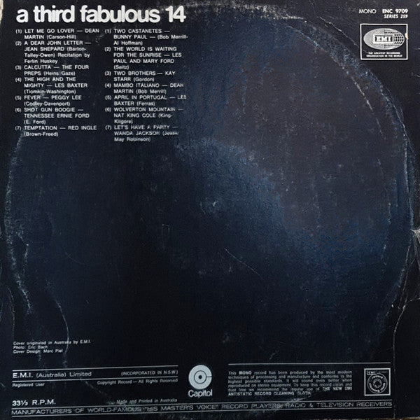 Various : A Third Fabulous 14 (LP, Comp)