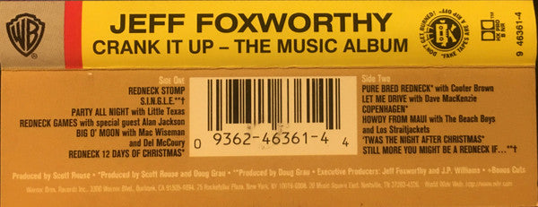 Jeff Foxworthy : Crank It Up - The Music Album (Cass, Album)