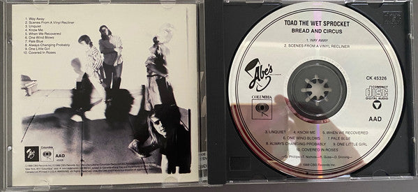 Toad The Wet Sprocket : Bread And Circus (CD, Album, Pit)